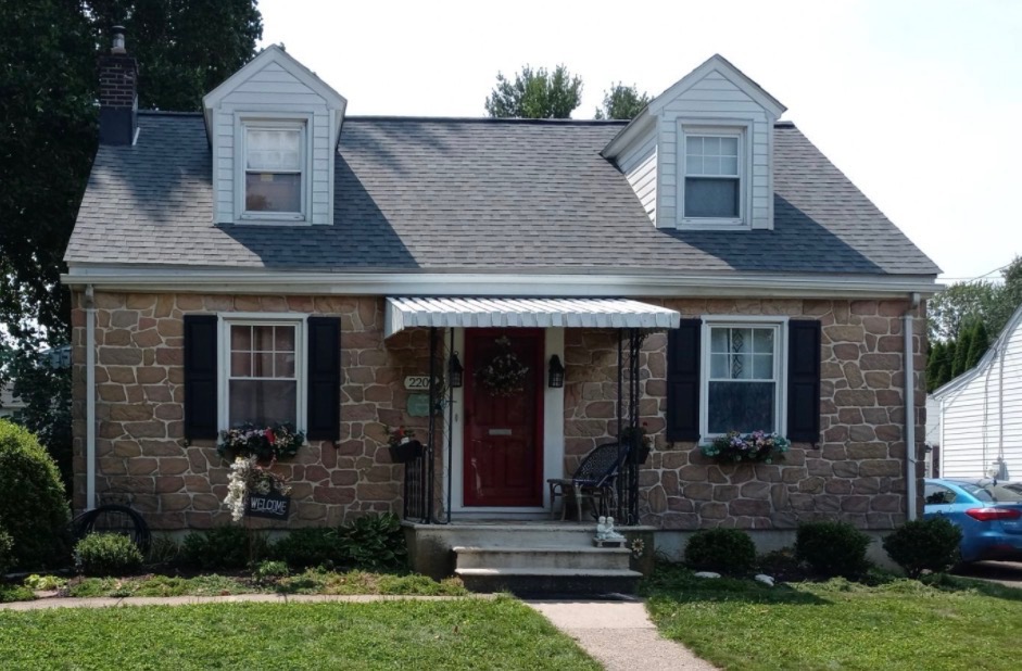 Stone house — after